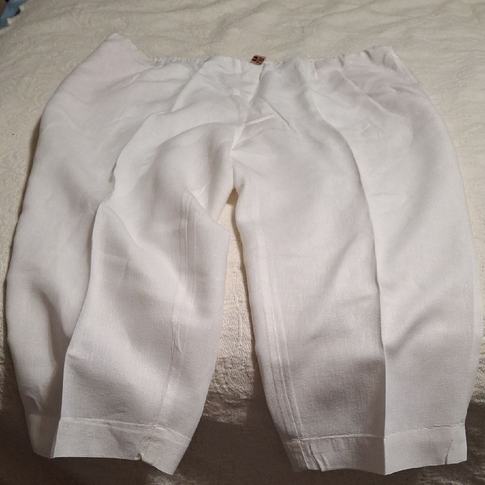 J. Jill Elegant White Women's Capris (Can276)
